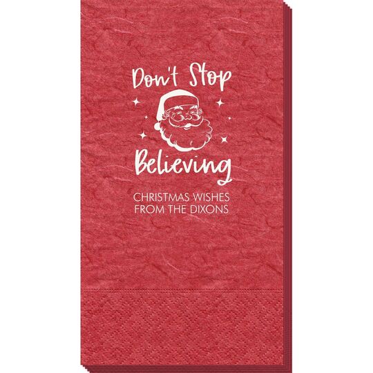 Don't Stop Believing Bali Guest Towels